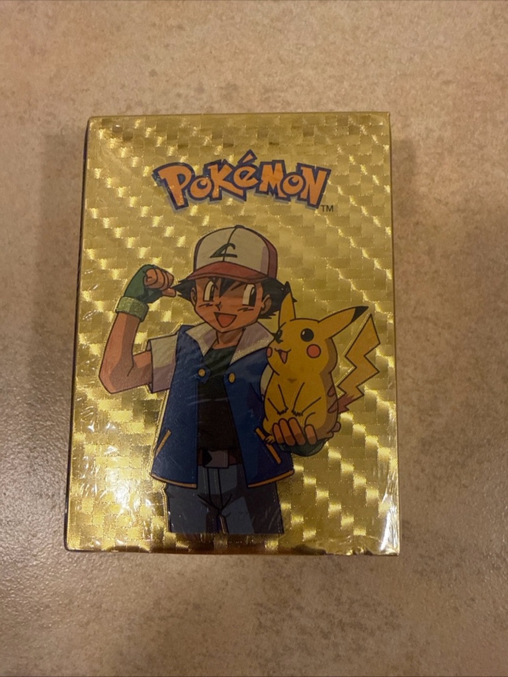 Pokemon Gold Trading Card Deck - 55 Cards - Sealed